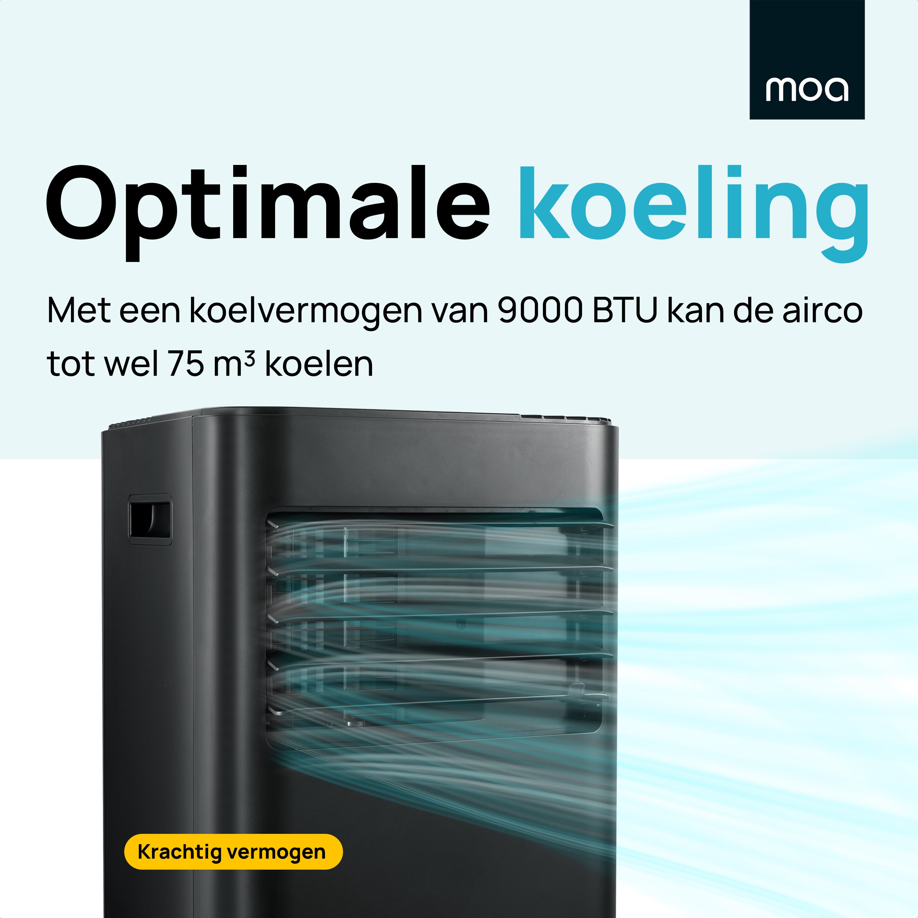 MOA Mobiele Airco - Zwart - A010B