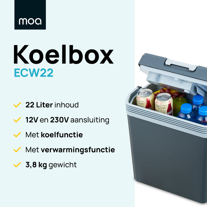 MOA Koelbox - 22 liter - ECW22