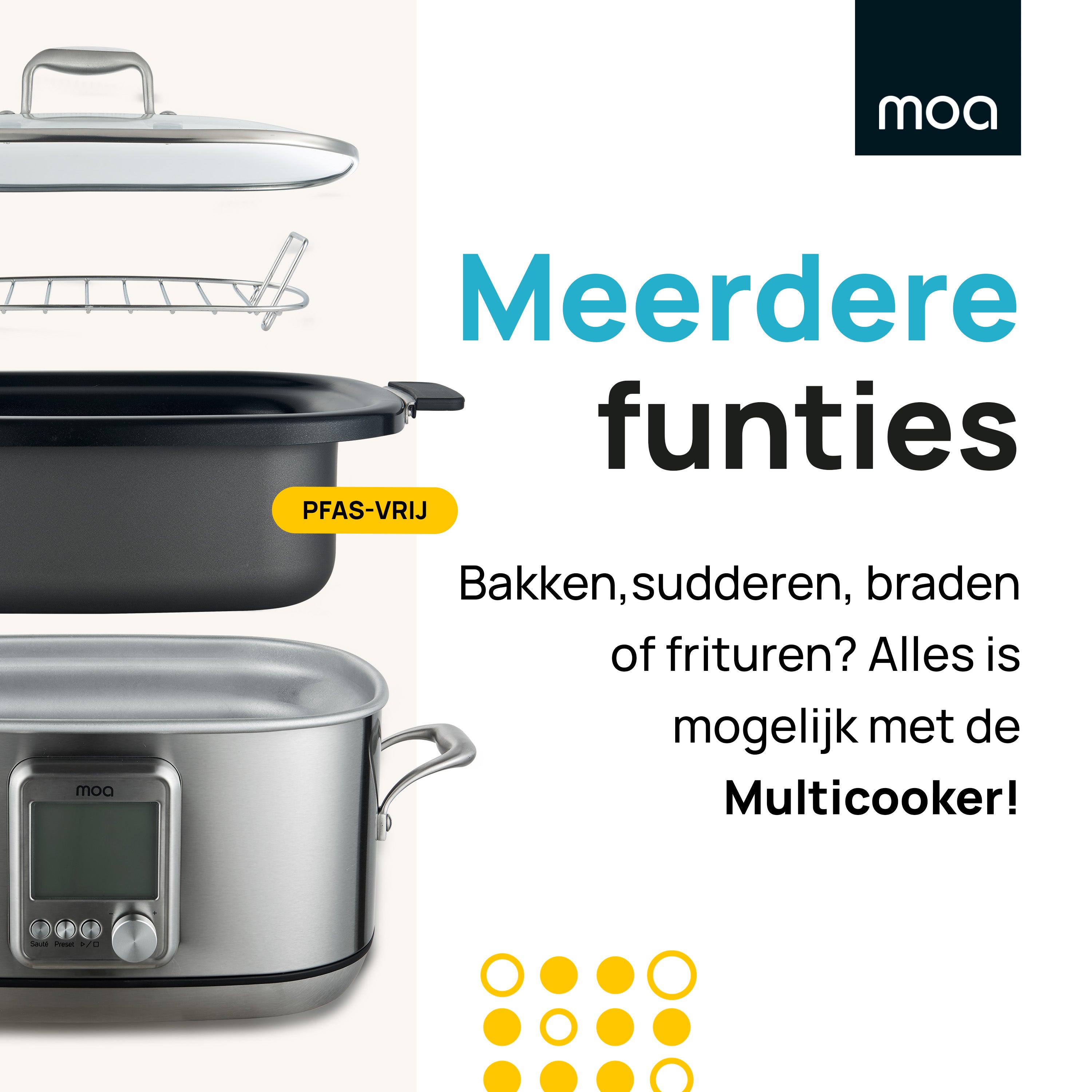 MOA Multicooker - RVS - MC01S