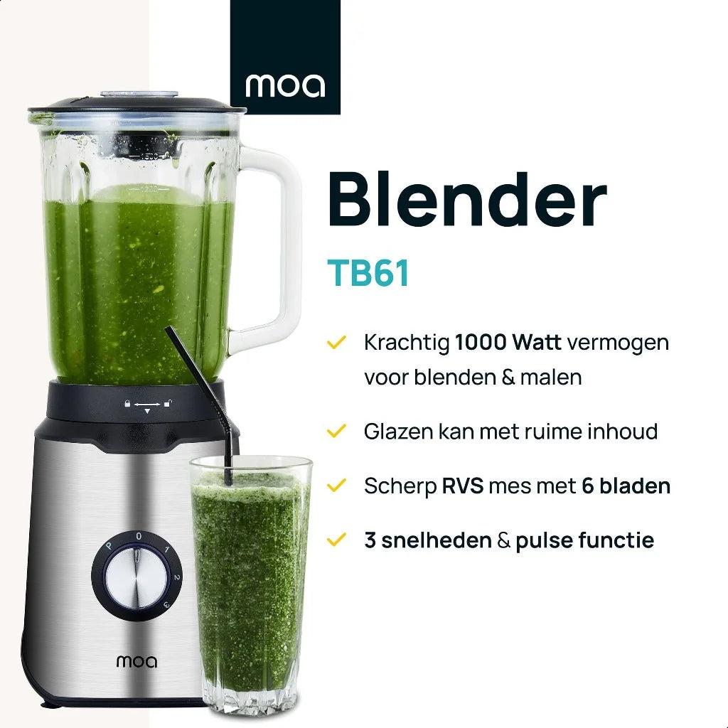 MOA Blender - Stainless - TB61