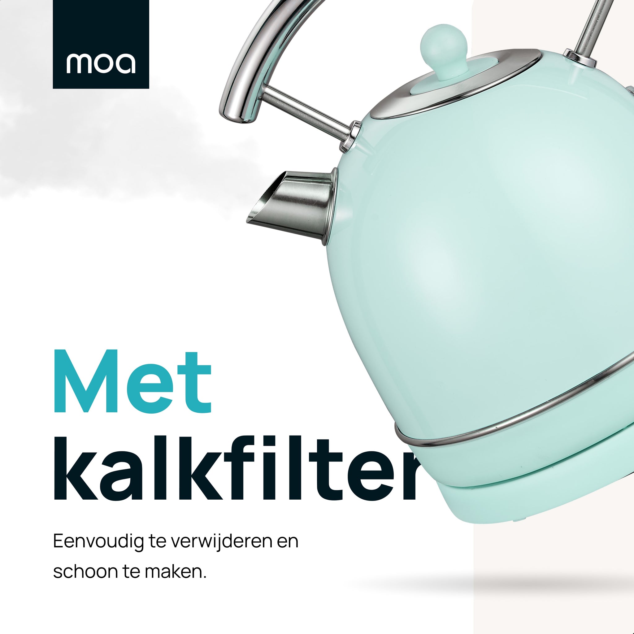 MOA Retro Waterkoker - Groen - EK4TG