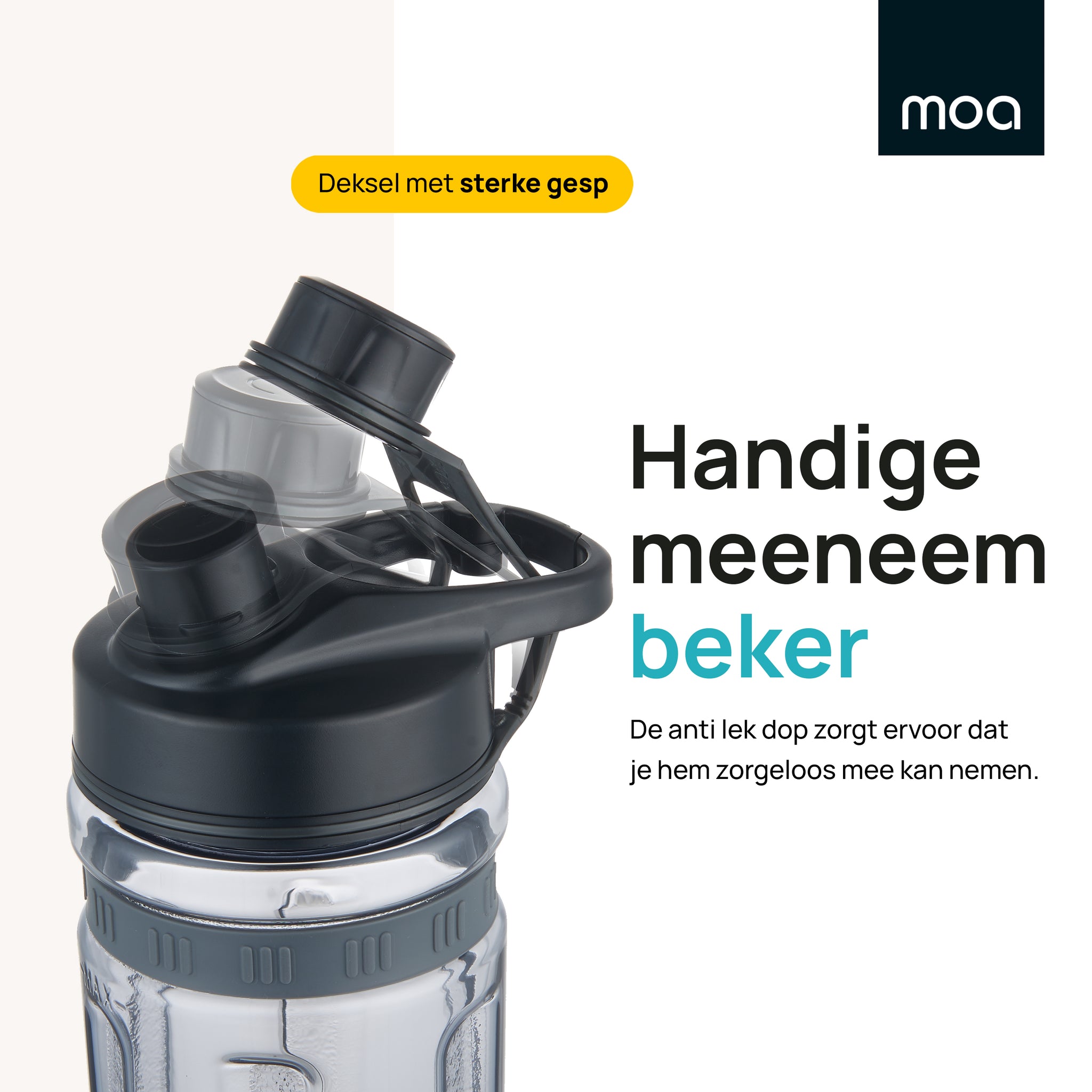 MOA Mini Blender - Zwart - MB10B