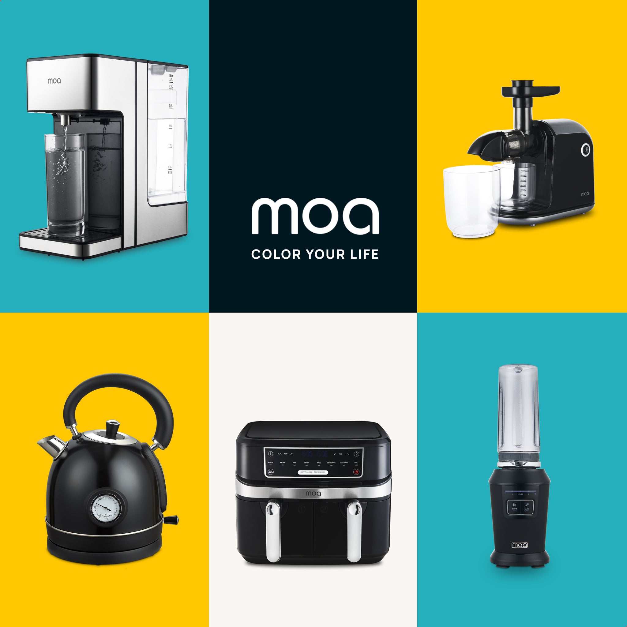 MOA Mini Blender - Zwart - MB10B