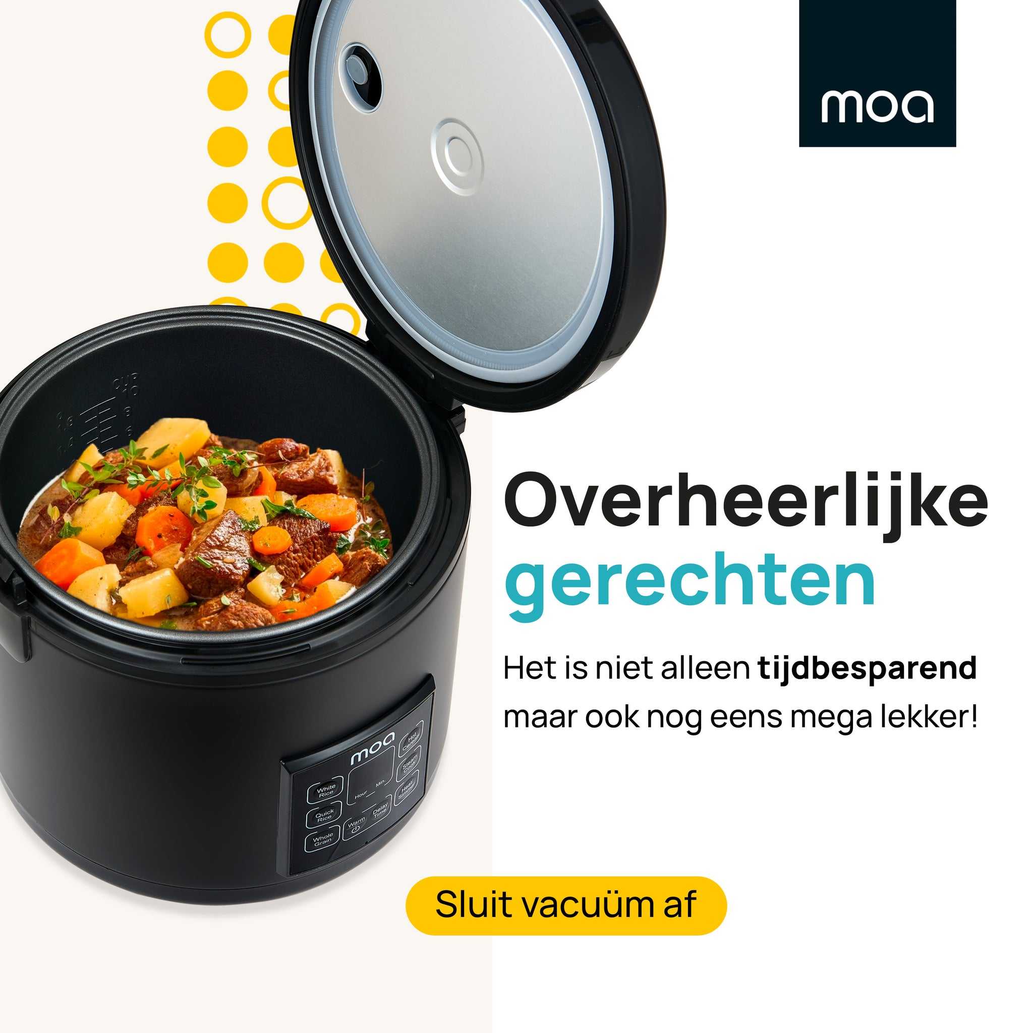 MOA Multicooker - Zwart - MC10DB