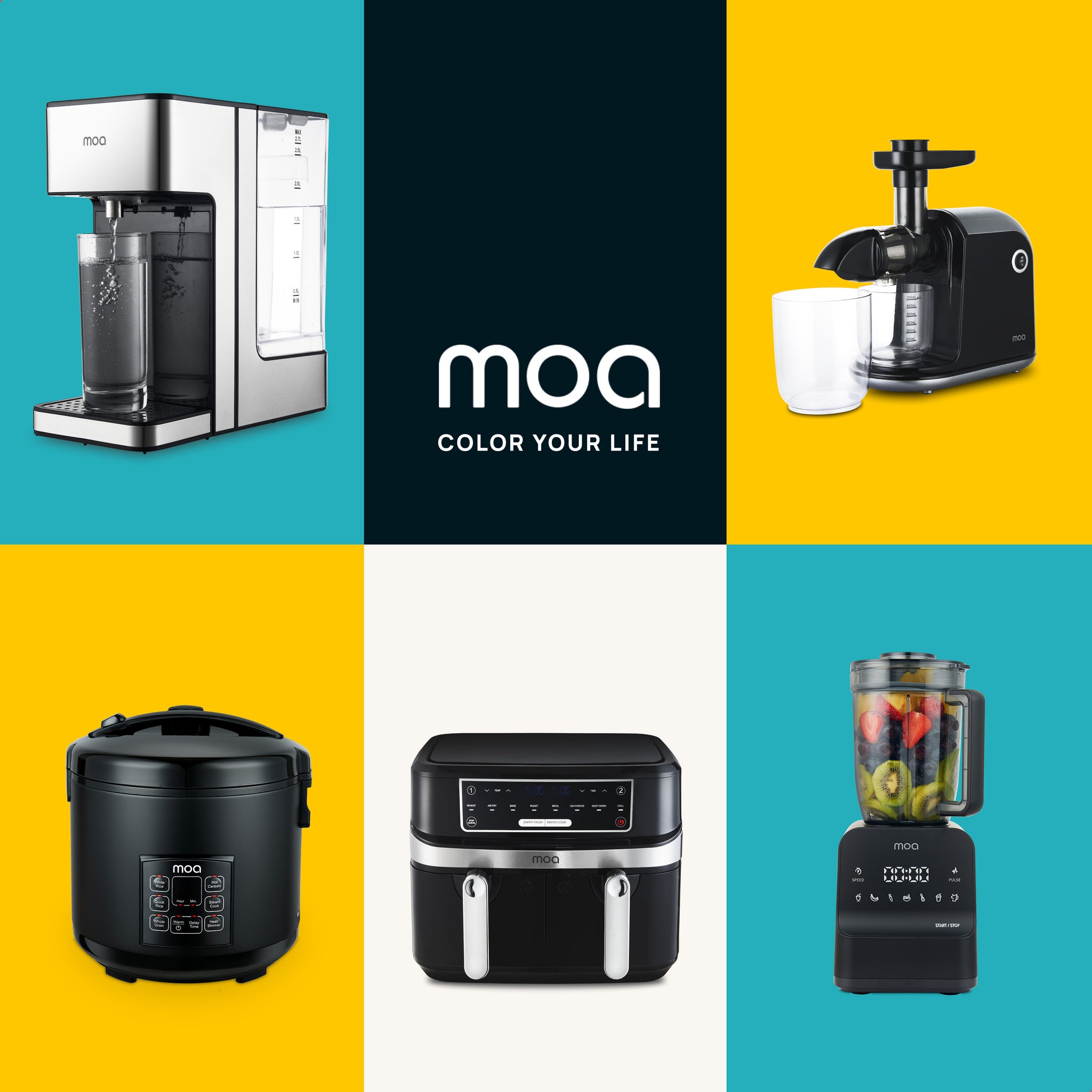 MOA Multicooker - Zwart - MC10DB