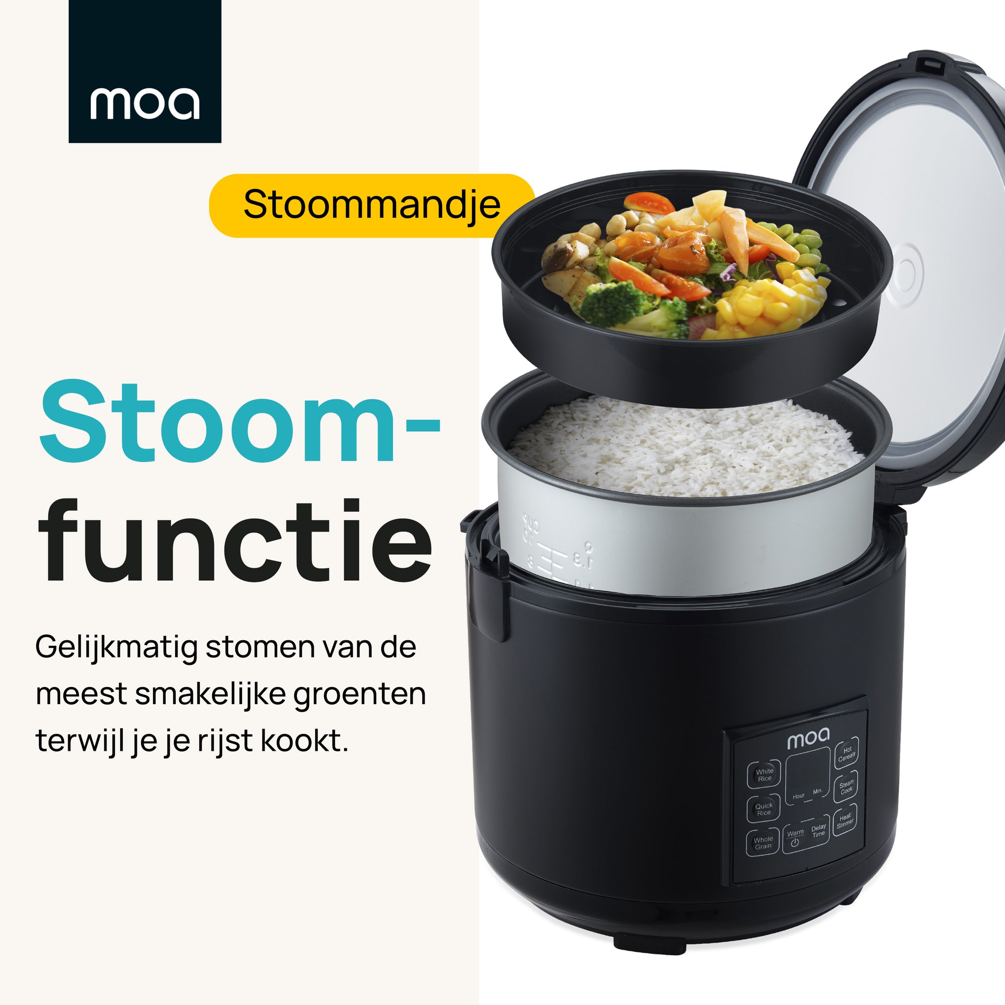 MOA Multicooker - Zwart - MC10DB