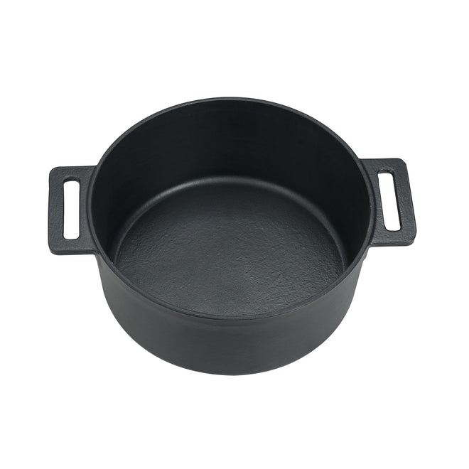 MOA Gietijzeren Braadpan - 26 cm - Zwart - MC26B