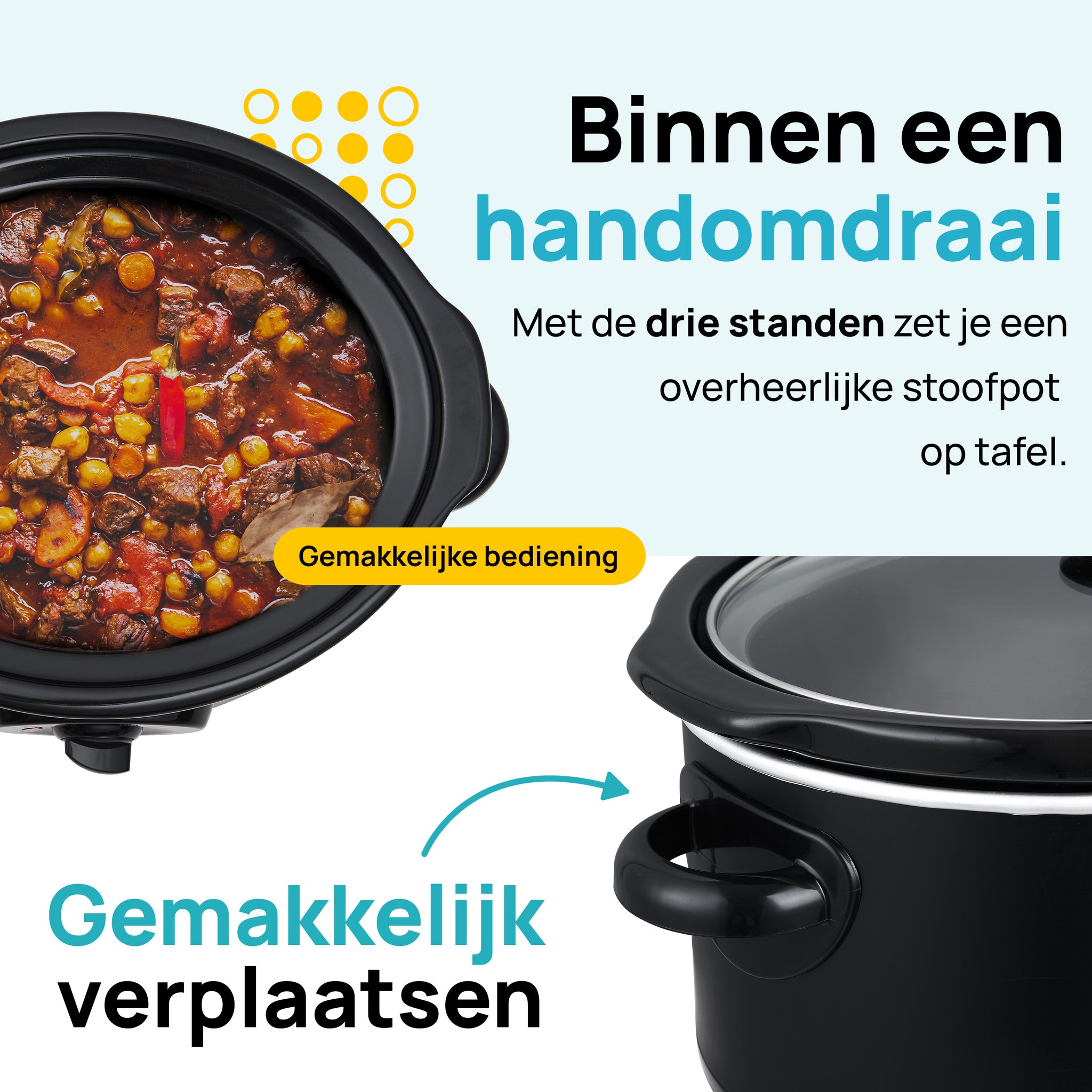 MOA Slowcooker - Zwart - SC35B