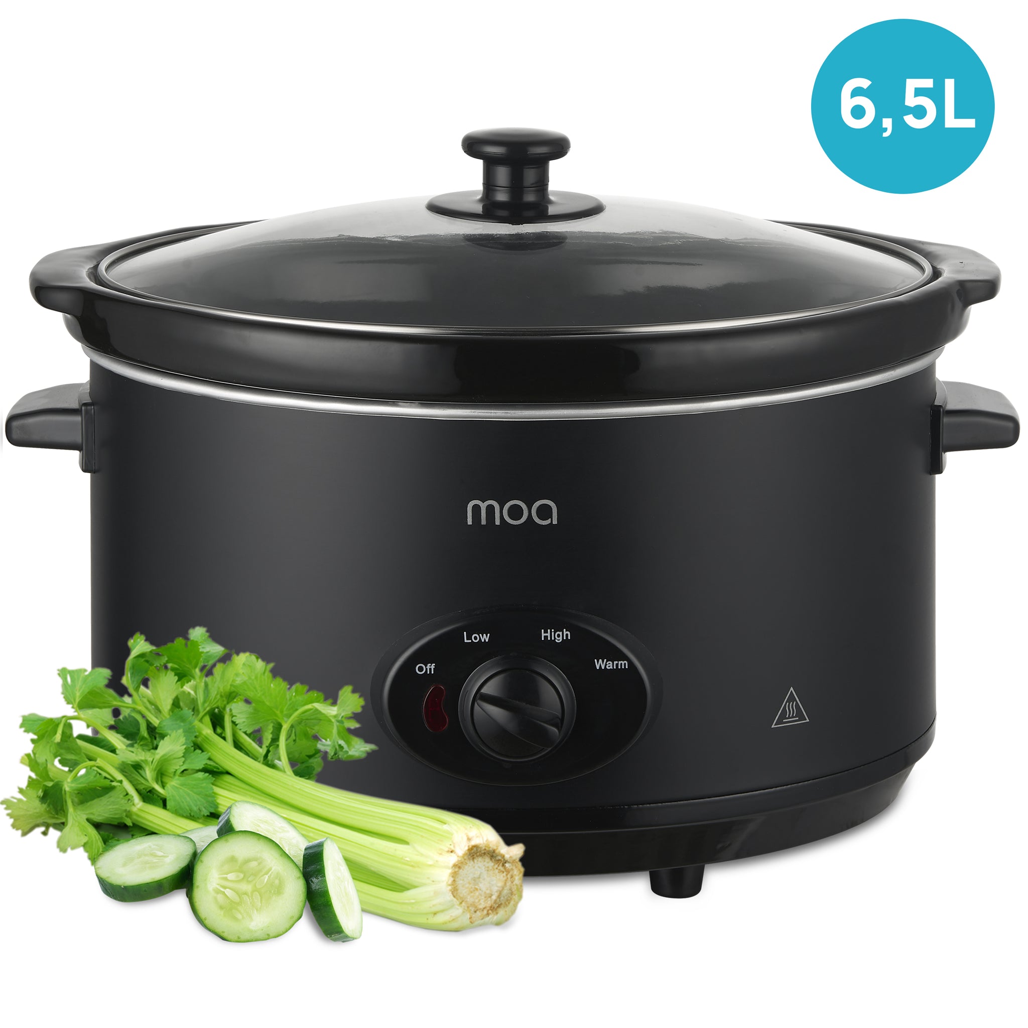 MOA Slowcooker - Zwart - SC65B